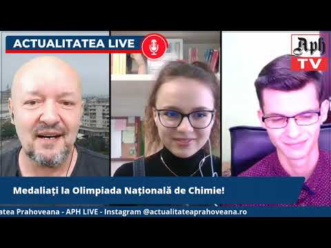 Alexandra Trandafir și Alexandru Victoria, premiați la Olimpiada Națională de Chimie, la APH LIVE
