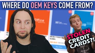 Where do Cheap Windows OEM Keys Come From (on Key Seller Sites)?