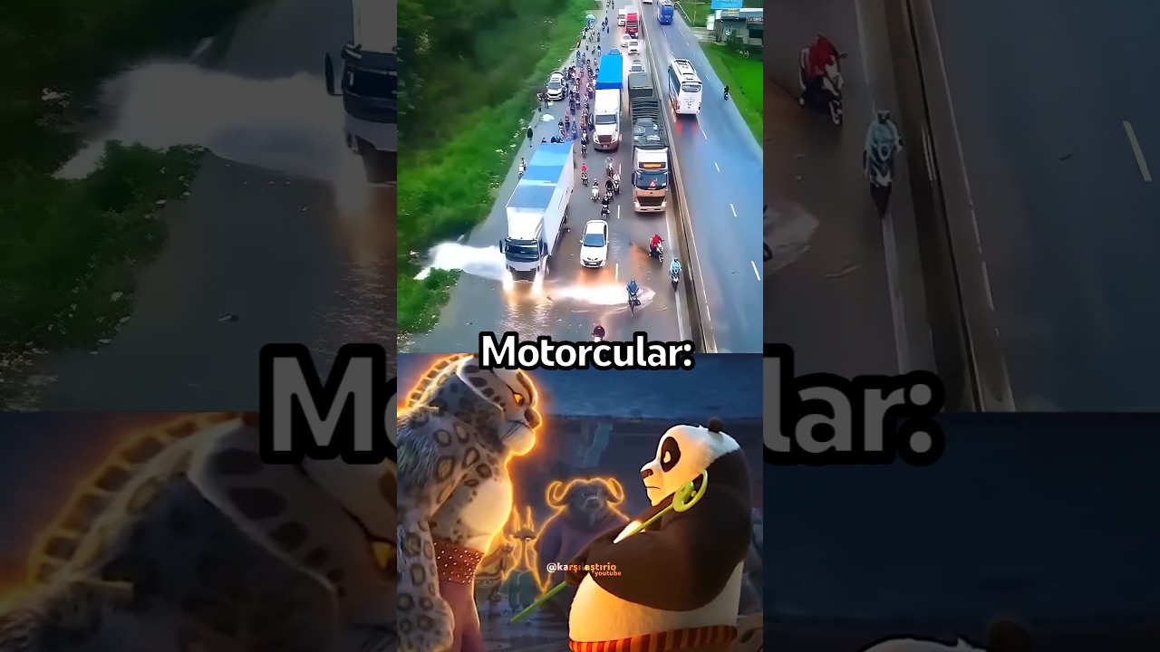 Trafikte yardımlaşmanın önemi 😭