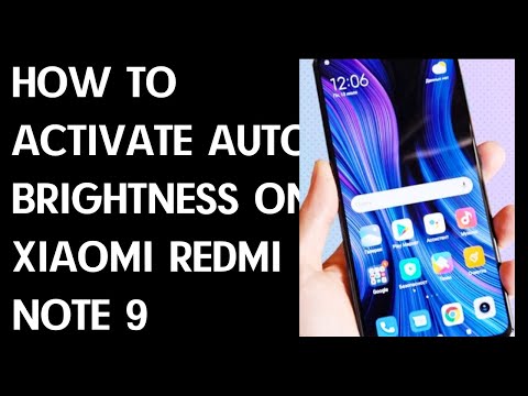 How to Activate Auto Brightness on XIAOMI Redmi Note 9