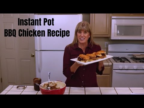 Instant Pot BBQ Chicken Recipe + 2 Ways to Shred Chicken for Pulled Chicken Sandwiches