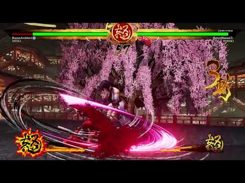 Shiki vs Hibiki - Samurai Shodown