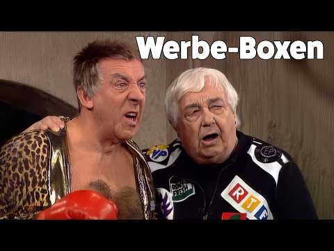 Dieter Hallervorden und Wolfgang Gruner - Werbe-Boxen