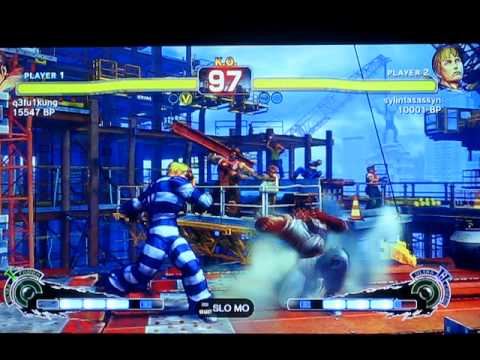 SSF4 Ranked Match Replay 41 sylintasassyn (CODY) vs q3fu1kung (GUY) PS3