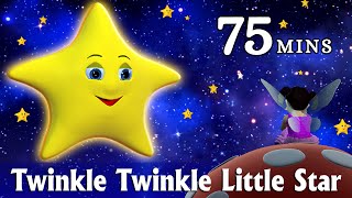 Twinkle Twinkle Little Star Nursery Rhyme - Kids Songs - 3D Animation Rhymes for Children