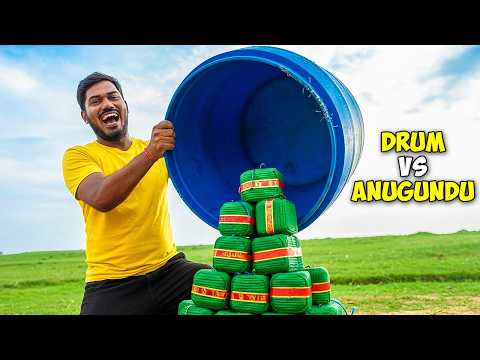 Will Drum Survive? Powerful Crackers vs Drum: Experiment | Mad Brothers