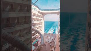 ✨ Ride the Glass Elevators Above the World Promenade | MSC World America Cruise Views 🌊 #msccruise