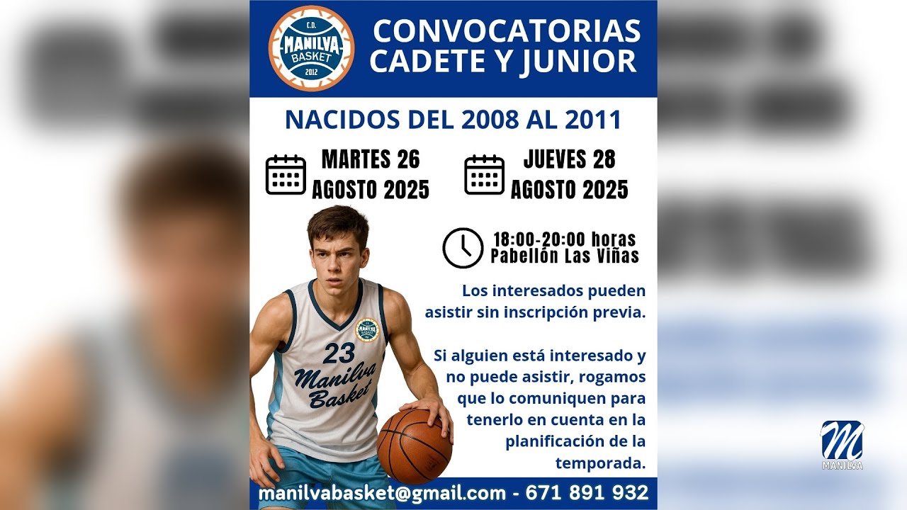 Convocatoria del C.D Manilva Basket
