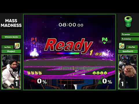 Mass Madness 49 SSBM - Project (Fox) vs. bonfire10 (Sheik) - Melee WSF