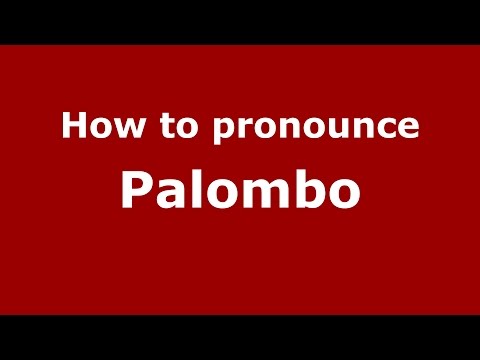 How to pronounce Palombo (Brazilian Portuguese/Brazil)  - PronounceNames.com