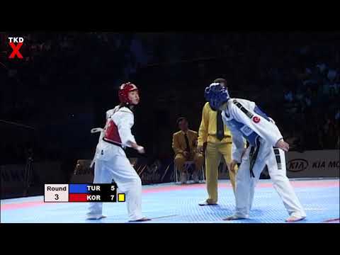 WTF Worlds 2005 Female Bantam Weight Final - Zeynap Murat (Turkey) v Bo Hye Kim (Korea)