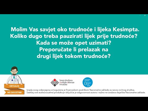 Pitanje za neurologa: Kesimpta i trudnoća–kada pauzirati i što dalje?