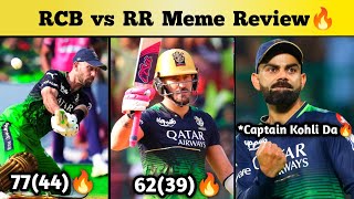 RCB vs RR Match Highlights Troll தமிழ்| Maxwell 77(44)🔥,Faf 62(39)🔥| Captain Kohli's 2nd Win
