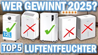 Die besten LUFTENTFEUCHTER 2025 | Top 5 Luftentfeuchter 5 Preisklassen