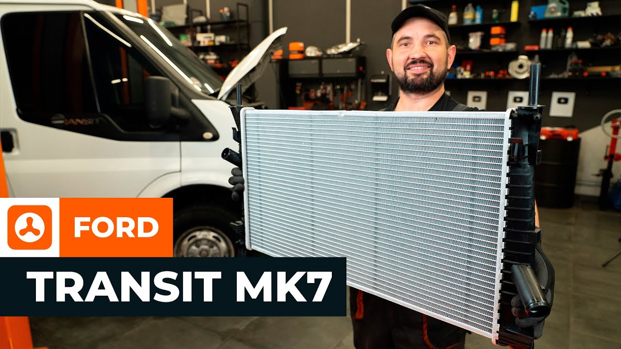 Hoe de radiateur te vervangen bij een Ford Transit Mk7 van – handboek