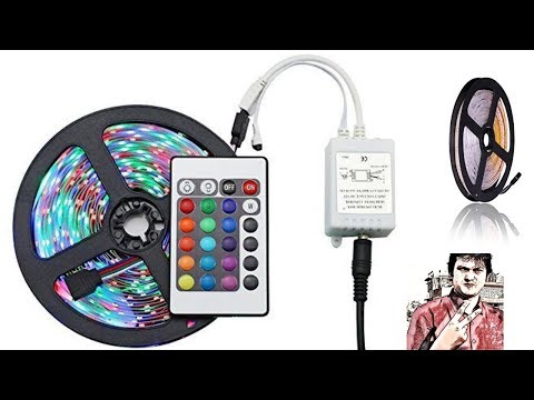 Low Price Waterproof RGB Remote Control Color Changing LED Strip Light, 5 Meter