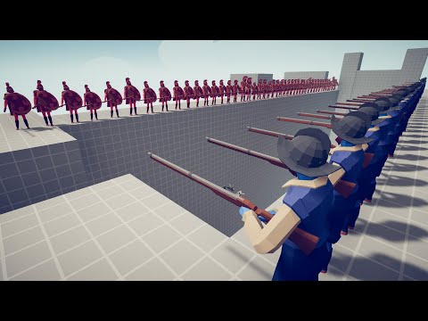 50x MUSKETEERS vs 50x ARMY | Totally Accurate Battle Simulator TABS