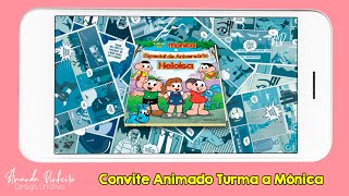 Vídeo de Convite Animado Turma da Mônica