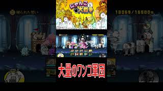 ［にゃんこ大戦争］大量のワンコ軍団！#KK#にゃんこ大戦争 #ネコムート #ゲーム実況 #猫#shorts