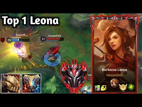Wild Rift - Top 1 Leona | Support Rank Gameplay