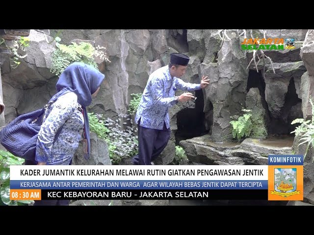 Kader Jumantik Kelurahan Melawai Rutin Giatkan Pengawasan Jentik