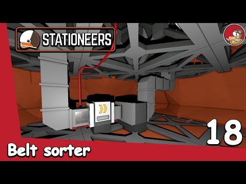 Mining Belt sorting and automation - Stationeers Gameplay - Mars - Let's Play - 18
