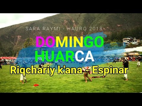 2do LUGAR - Domingo Huarca - SARA RAYMI  HUARO 2018 │A.F.  Riqchariy K'ana 🥈