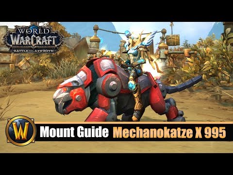 Mount Guide #101: Mechanokatze X 995 - 8.2 Mechagon