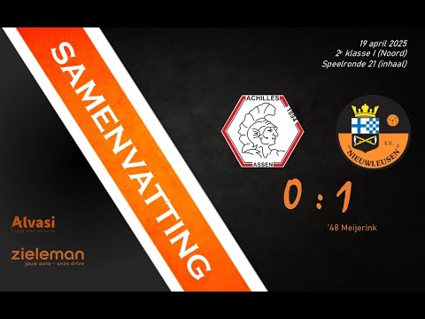 Samenvatting Achilles 1894 1 - S.V. Nieuwleusen 1