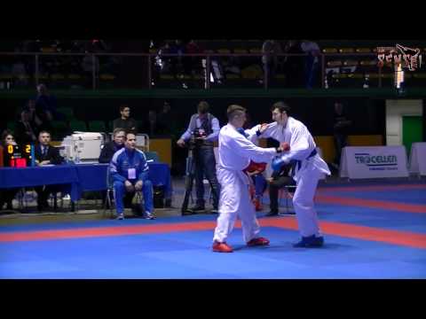 Gianluca De Vivo vs Cristian Altamura - Final 65 kg - Campionati Italiani Kumite Junior Ostia 2012