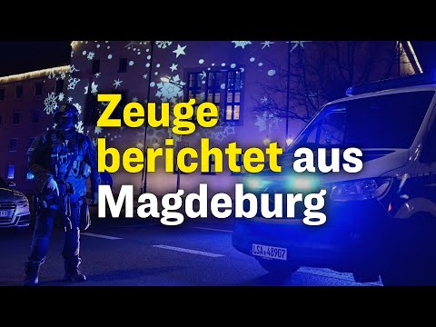 Magdeburg trauert einen Tag nach Anschlag – Zeuge berichtet