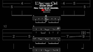 Download lagu 【BASS TAB】L'ARC-EN-CIEL - SNOW DROP #shorts #basstabs #larcenciel mp3