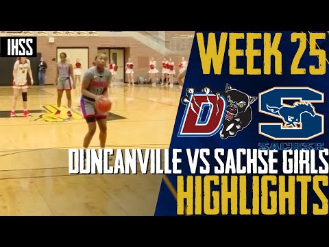 Duncanville Narrowly Escapes in Thrilling Area Round Game | HS Basketball Highlights