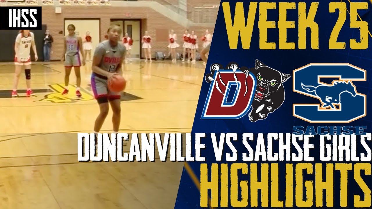 Duncanville Narrowly Escapes in Thrilling Area Round Game | HS Basketball Highlights
