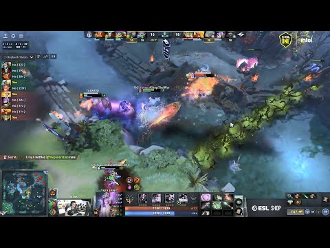 Nisha Gigachad 1 vs 3 play Team Secret vs OG - ESL One Malaysia