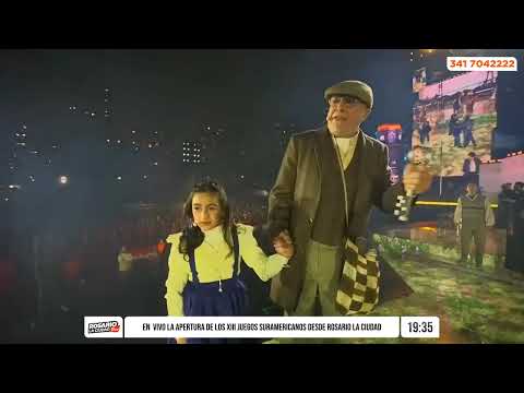 BAGLIETTO FUE PROTAGONISTA EN LA APERTURA DE LOS JUEGOS SURAMERICANOS