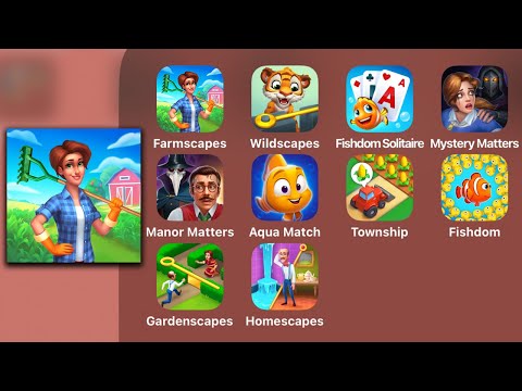 Farmscapes - Gameplay Walkthrough - Restore a farm & solve puzzles (iOS, Android)