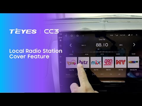 TEYES CC3 - How to setting RADIO Station Cover | TEYES Malaysia