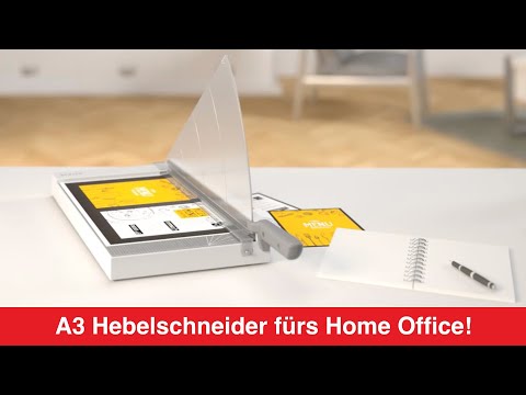 Artikelvideo 1 für AKTION: LEITZ Hebelschneider Precision Home Office A3 mit Prämie nach Registrierung, Artikelnummer 697381