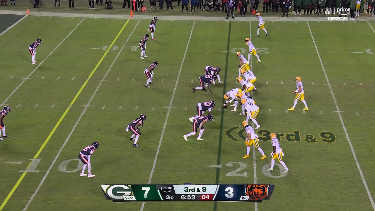 Love floats it to Jayden Reed for the touchdown