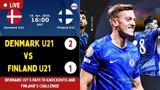 Denmark U21 vs Finland U21 2-1 | FOOTBALL PREDICTIONS TODAY 18/06/2025 SOCCER PREDICTIONS TODAY