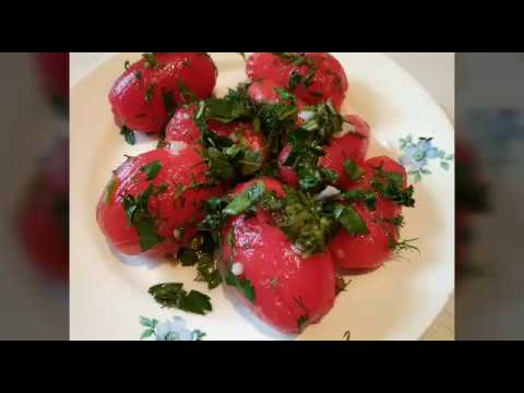 МАРИНОВАННЫЕ ПОМИДОРЫ -БЫСТРО, ВКУСНО И ПРОСТО БЫСТРАЯ КУХНЯ