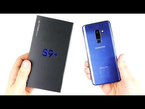 Samsung Galaxy S9 Plus Unboxing (Coral Blue)