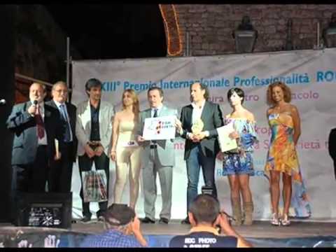 Antonello De Pierro riceve il premio internazionale "Rocca d'Oro" 2012