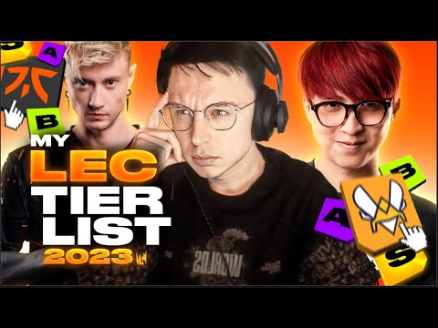 LEC 2023 TIERLIST - CAEDREL