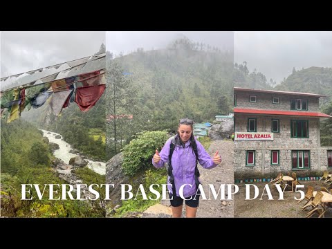 EVEREST BASE CAMP Day 5 🇳🇵🏔️🥾| Trekking Surke to Phakding
