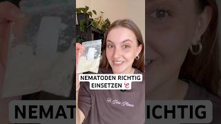 Nematoden richtig einsetzen! So bekämpfst du Trauermücken, Apfelwickler, Engerlinge & Co. biologisch