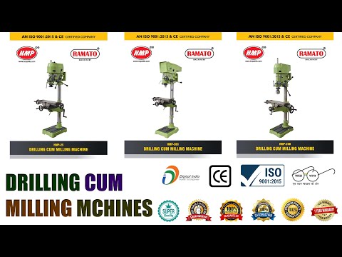 RTD-56 (RTD-15) 25mm LIGHT DUTY (SQUARE) DRILLING + MILLING + TAPPING MACHINE
