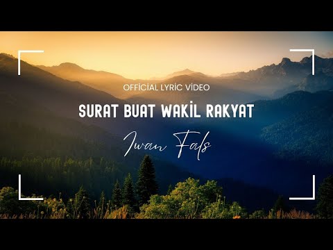 Iwan Fals - Surat Buat Wakil Rakyat - Lirik