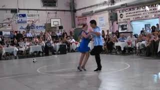 Tango on football speaker voice, Ruben & Sabrina Veliz in Sunderland. Soccer tango Mundial